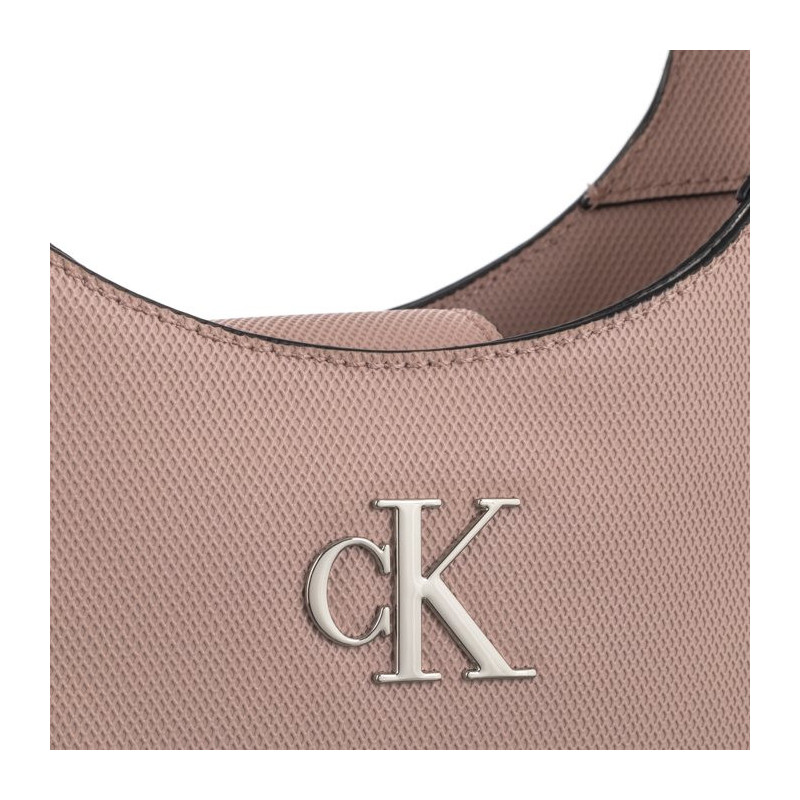 Calvin Klein Minimal Monogram A Shoulder Bag Pale Conch K60K611820 TFT (CK487-b) handbag