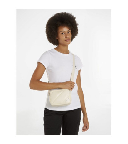 Calvin Klein Quilted Camera Bag 18 Papyrus K60K611821 YAN (CK488-b) handbag