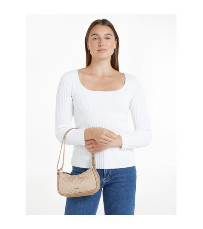 Calvin Klein CK Refine Conv Crossbody_JCQ Chanterelle Mono Jacquard K60K612151 0HE (CK517-a) handbag