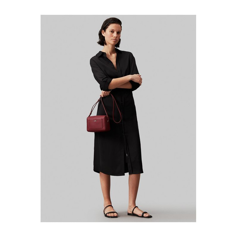 Calvin Klein CK Daily Camera Bag Pebble Biking Red K60K612274 XAI (CK522-c) handbag