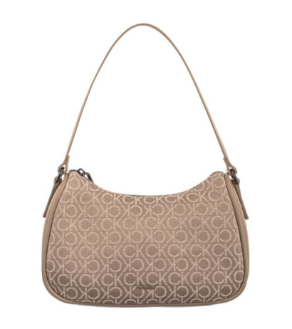 Calvin Klein CK Refine Shoulder Bag-JCQ Chanterelle Mono Jacquard K60K612333 0HE (CK525-a) handbag