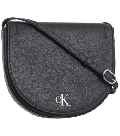 Calvin Klein Minimal Monogram Saddle22 Black K60K612718 BEH (CK543-a) handbag