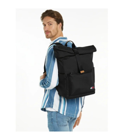 Tommy Hilfiger Tjm Ess Daily Rolltop Backpack AM0AM12993 BDS (TH1167-a) backpack