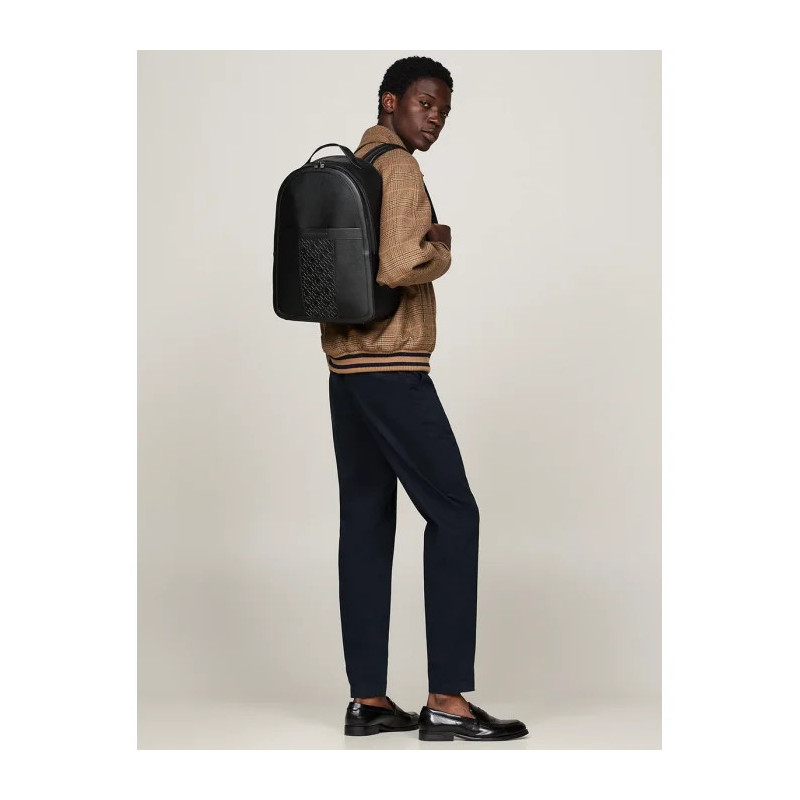 Tommy Hilfiger TH Central Monogram Backpack AM0AM13152 BDS (TH1172-a) backpack