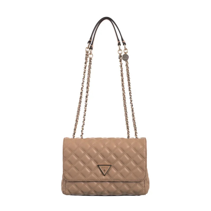 Guess Giully 2 Cmprtmnt Cnvrtble Flp HWQG87 48200 Beige (GU618-b) handbag