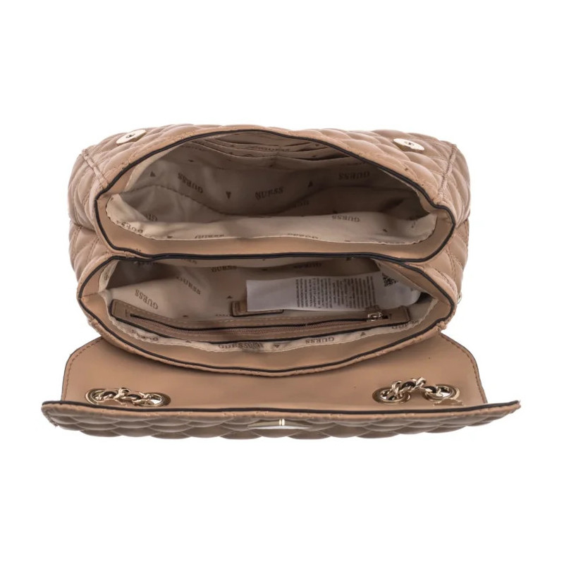 Guess Giully 2 Cmprtmnt Cnvrtble Flp HWQG87 48200 Beige (GU618-b) handbag