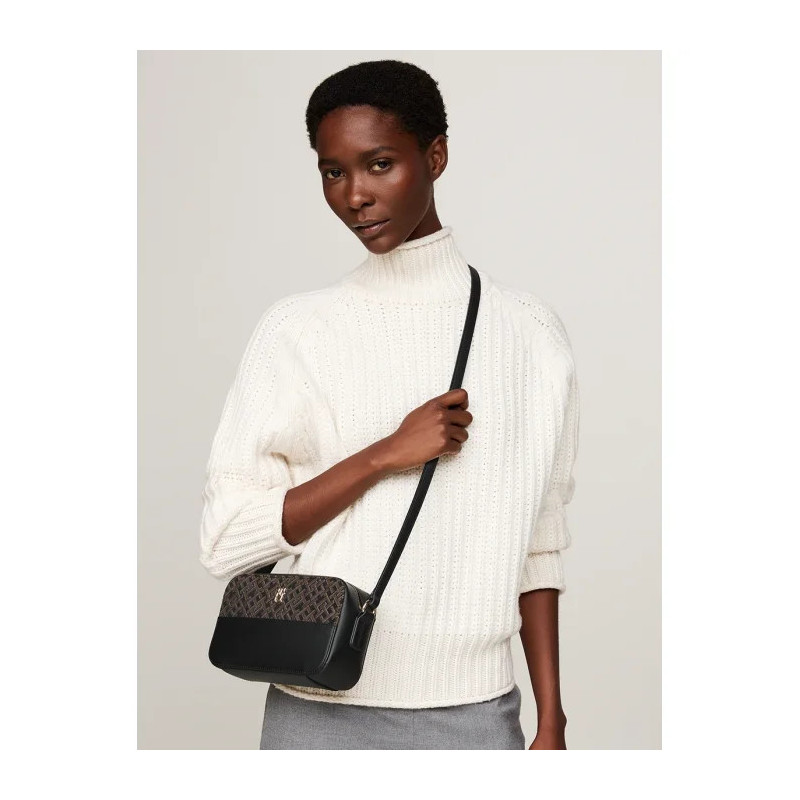 Tommy Hilfiger TH Jacquard Camera Bag AW0AW17073 BDS (TH1223-a) handbag