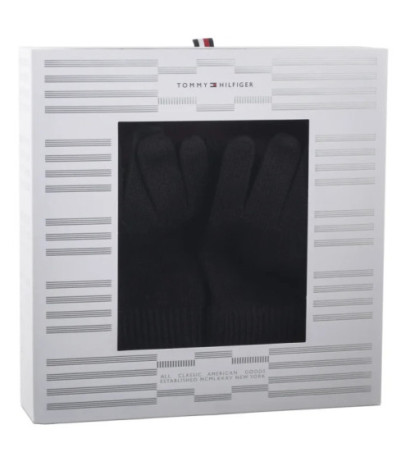 Tommy Hilfiger Flag Pima Cotton Beanie & Gloves AM0AM12938 BDS (TH1225-a) accessory