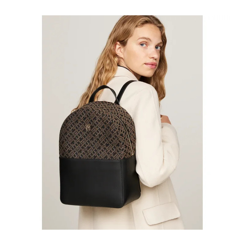 Tommy Hilfiger TH Jacquard Backpack AW0AW17074 BDS (TH1226-a) backpack