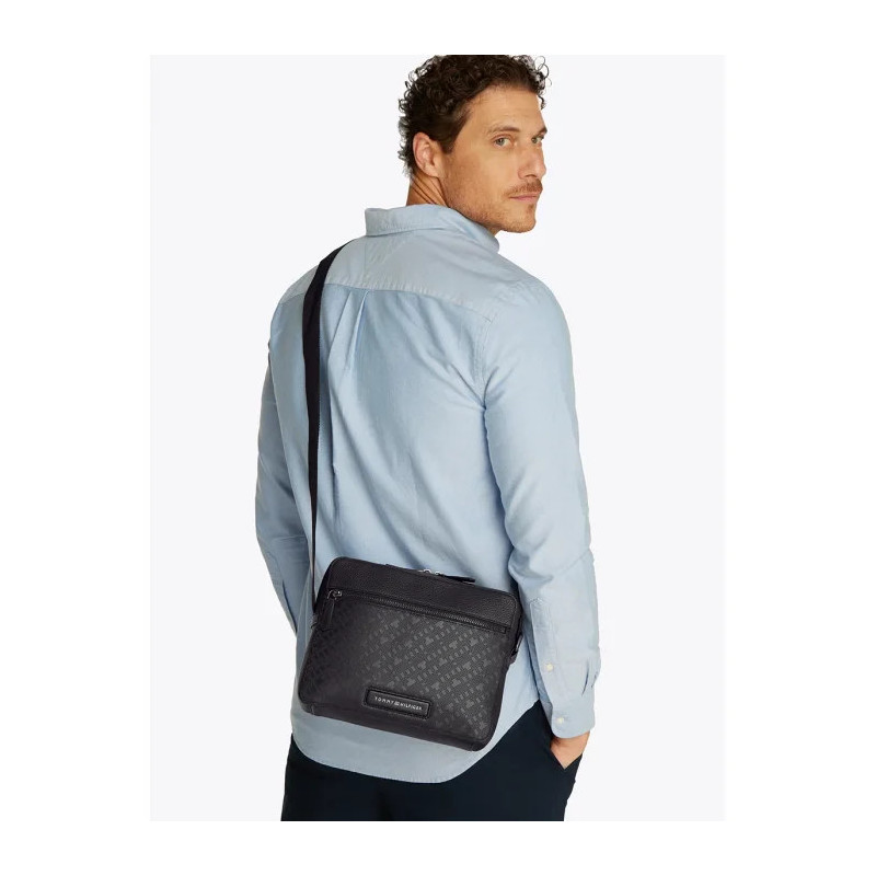 Tommy Hilfiger TH Monogram Mini Messenger AM0AM13211 BDS (TH1269-a) handbag