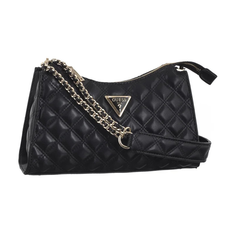 Guess Giully Top Zip Shoulder Bag HWQG87 48130 Black (GU724-a) handbag