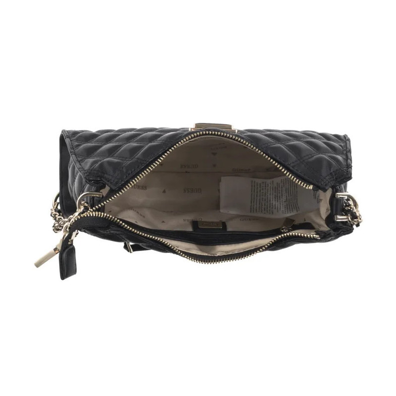 Guess Giully Top Zip Shoulder Bag HWQG87 48130 Black (GU724-a) handbag