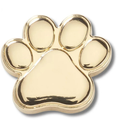 Crocs Jibbitz™ Gold Dog Paw 10012310 (CR365-a) accessory