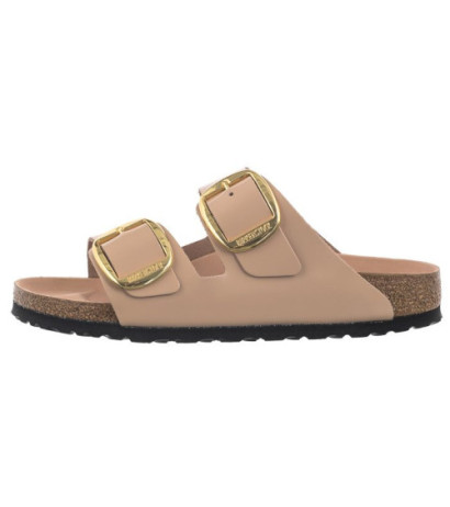 Birkenstock Arizona Big Buckle High-Shine New Beige 1026553 (BK239-b) Women's Shoes/Flip Flops