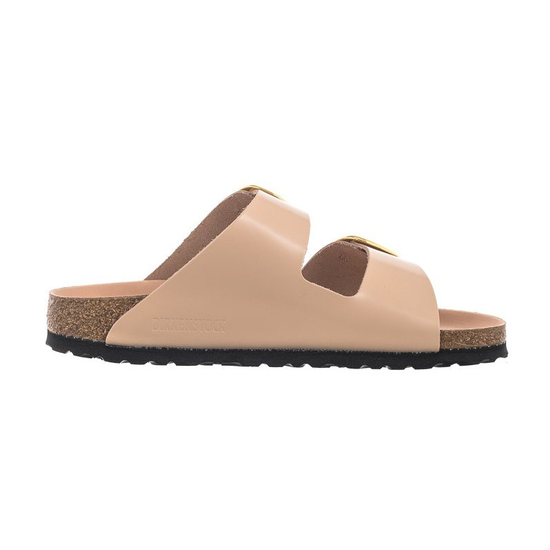 Birkenstock Arizona Big Buckle High-Shine New Beige 1026553 (BK239-b) Women's Shoes/Flip Flops