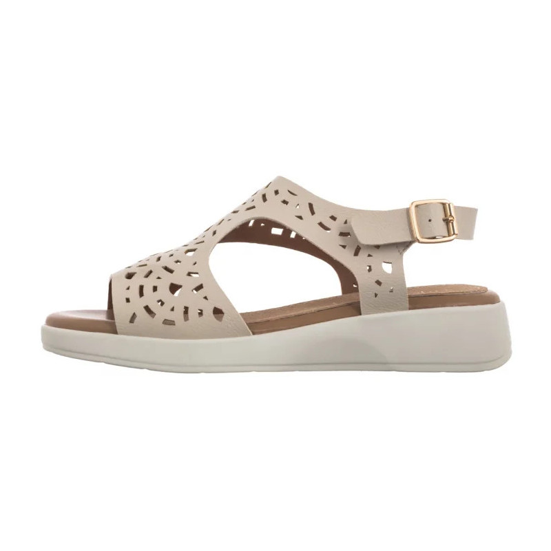 Sergio Leone Beżowe SK 850 (SL575-a) sandals