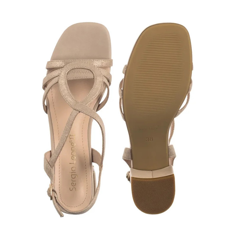 Sergio Leone Złote SK 885 (SL577-a) shoes