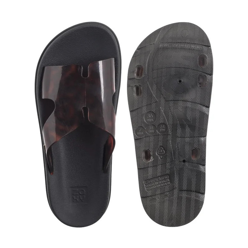 Zaxy Daily New AD RR285022/BH626 Czarny/Leopard (ZA200-a) Women's Shoes/Flip Flops