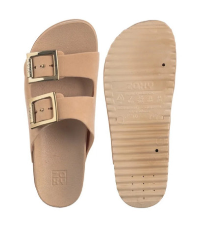 Zaxy Partner New AD RR285027/BG970 Beż Welur (ZA199-b) Women's Shoes/Flip Flops