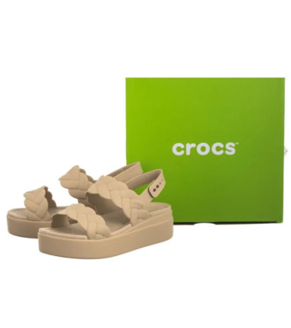 Crocs Brooklyn Woven Upper Lw Chai 209977-212 (CR383-a) shoes