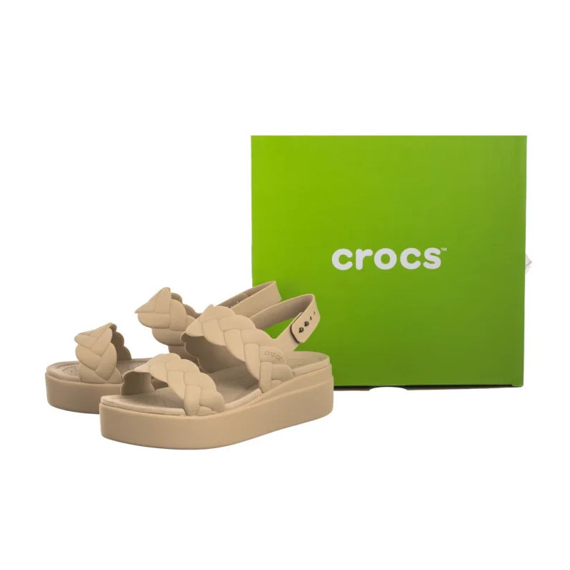 Crocs Brooklyn Woven Upper Lw Chai 209977-212 (CR383-a) shoes