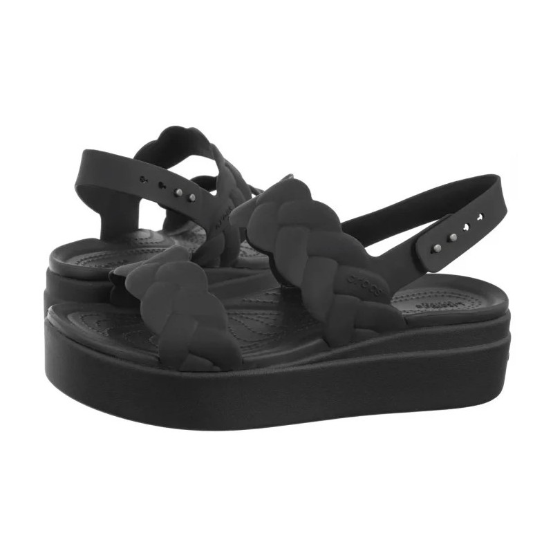 Crocs Brooklyn Woven Upper Lw Black/Black 209977-060 (CR383-b) shoes