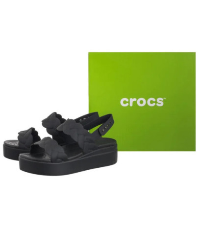 Crocs Brooklyn Woven Upper Lw Black/Black 209977-060 (CR383-b) shoes