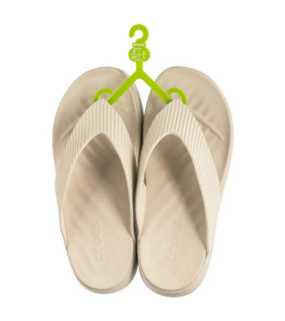 Crocs Getaway Groove Platform Flip Sandstone 210700-0LH (CR385-a) flip flops