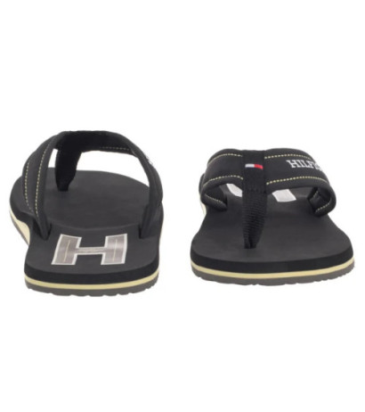 Tommy Hilfiger Hilfiger H Padded Beach Sandal Black FM0FM05536 BDS (TH1348-b) shoes