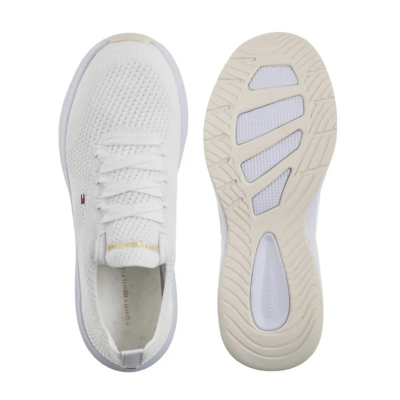 Tommy Hilfiger TH Knit Runner White FW0FW08813 YBR (TH1347-a) sports Shoes