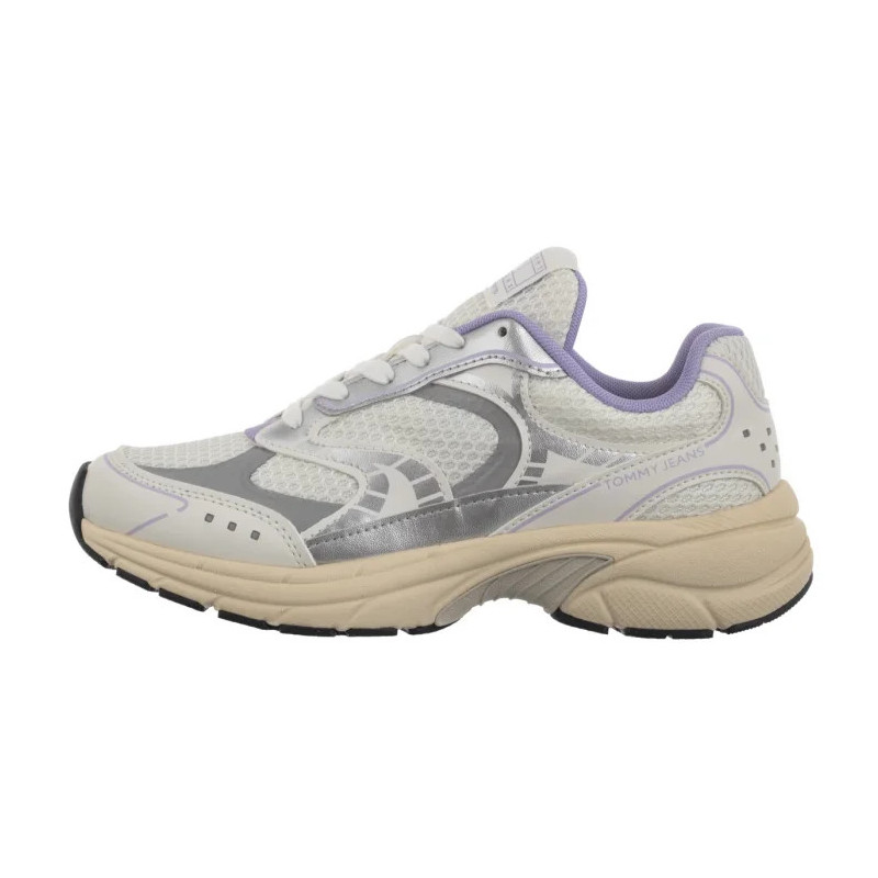 Tommy Hilfiger Archive'25 Ecru/Pale Amethyst EN0EN02809 02R (TH1352-a) sports Shoes