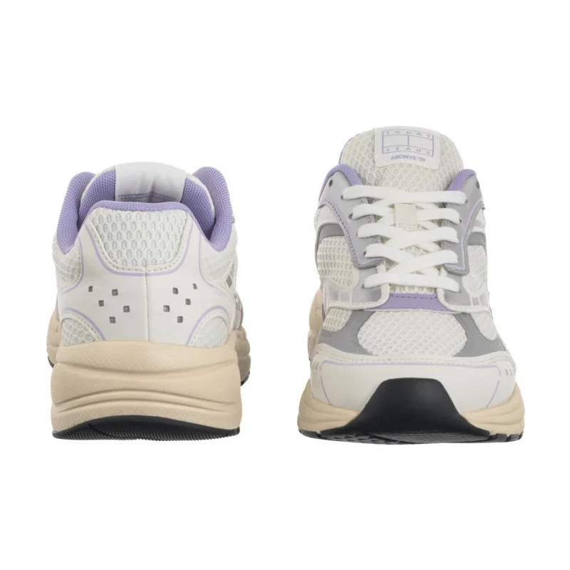Tommy Hilfiger Archive'25 Ecru/Pale Amethyst EN0EN02809 02R (TH1352-a) sports Shoes