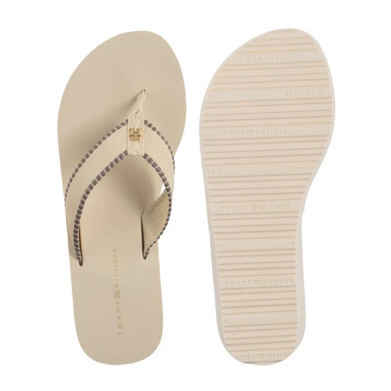 Tommy Hilfiger Wedge Beach Sandal Muslin FW0FW08738 ACJ (TH1353-a) shoes