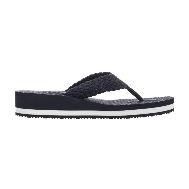 Tommy Hilfiger TH Crochet Mid Beach Sandal Space Blue FW0FW08737 DW6 (TH1357-a) flip flops