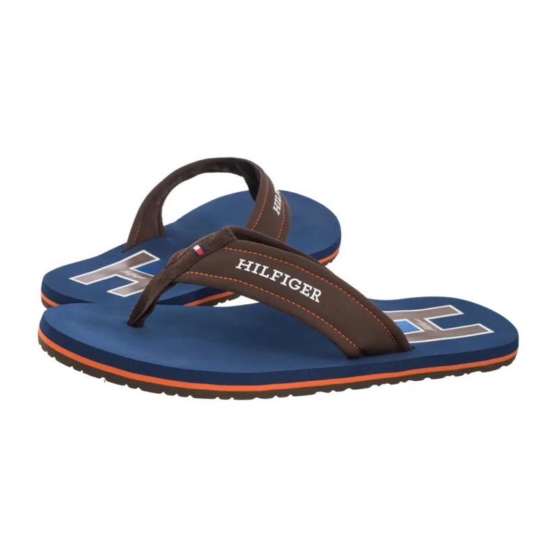 Tommy Hilfiger Hilfiger H Padded Beach Sandal Legacy Brown FM0FM05536 GV0 (TH1348-c) shoes