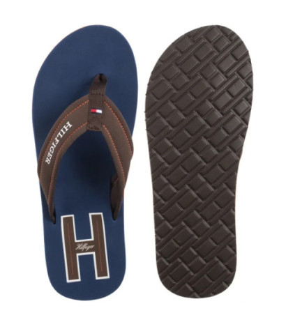 Tommy Hilfiger Hilfiger H Padded Beach Sandal Legacy Brown FM0FM05536 GV0 (TH1348-c) shoes