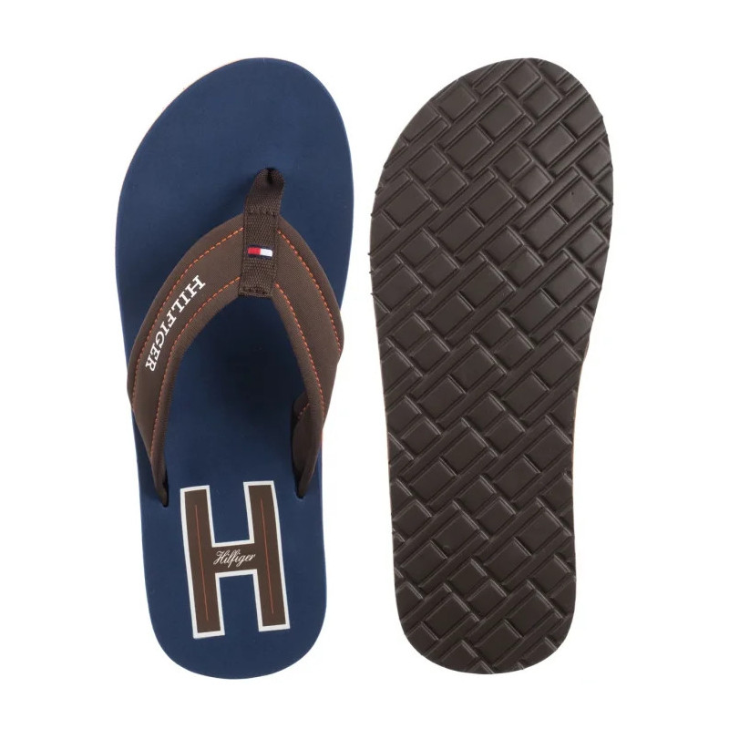 Tommy Hilfiger Hilfiger H Padded Beach Sandal Legacy Brown FM0FM05536 GV0 (TH1348-c) shoes