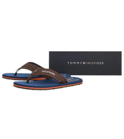 Tommy Hilfiger Hilfiger H Padded Beach Sandal Legacy Brown FM0FM05536 GV0 (TH1348-c) shoes