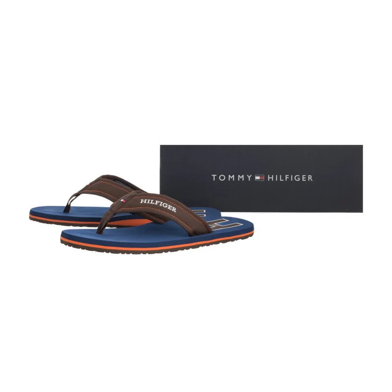 Tommy Hilfiger Hilfiger H Padded Beach Sandal Legacy Brown FM0FM05536 GV0 (TH1348-c) shoes