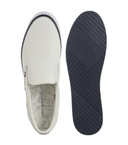 Tommy Hilfiger TH Hi Vulc Core Low II Slipon White FM0FM005514 YBS (TH1362-a) Sneakers