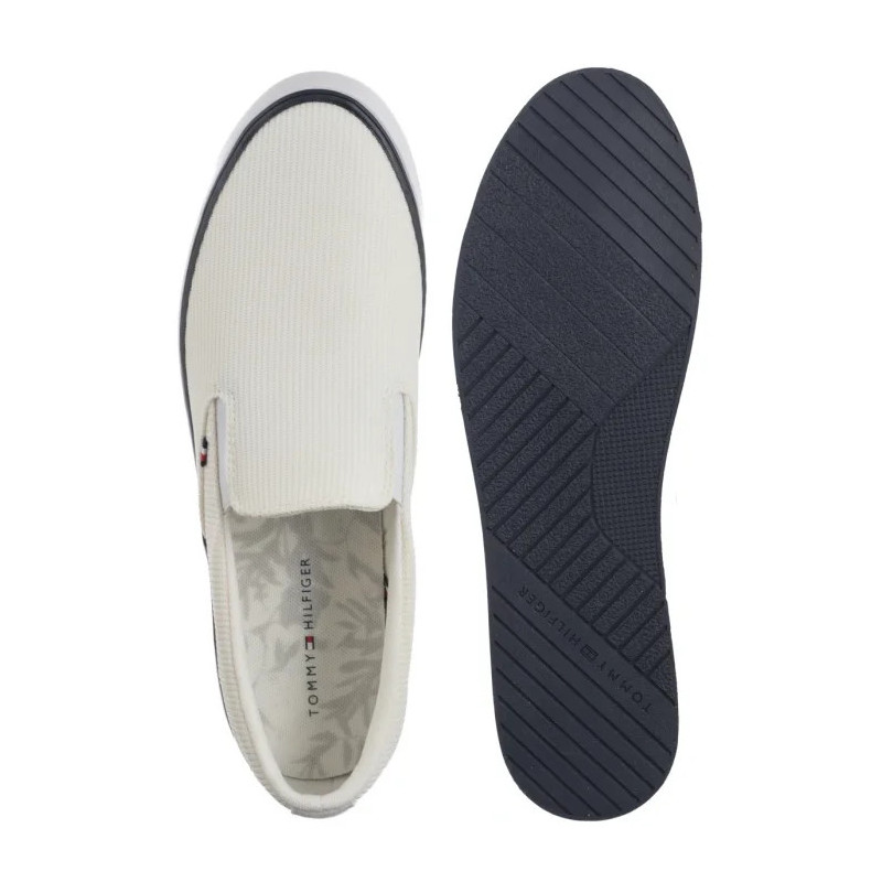 Tommy Hilfiger TH Hi Vulc Core Low II Slipon White FM0FM005514 YBS (TH1362-a) Sneakers