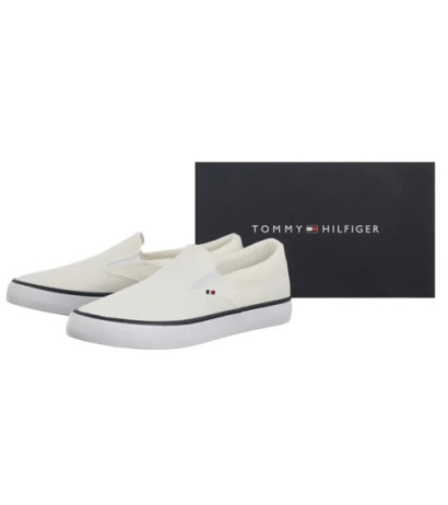 Tommy Hilfiger TH Hi Vulc Core Low II Slipon White FM0FM005514 YBS (TH1362-a) Sneakers