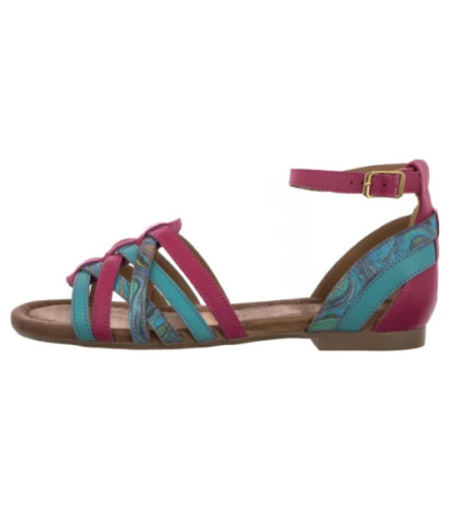 Maciejka Różowe/Niebieskie 06974-39/00-1 (MA1401-a) sandals