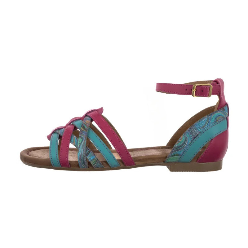Maciejka Różowe/Niebieskie 06974-39/00-1 (MA1401-a) sandals