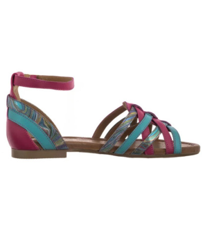 Maciejka Różowe/Niebieskie 06974-39/00-1 (MA1401-a) sandals