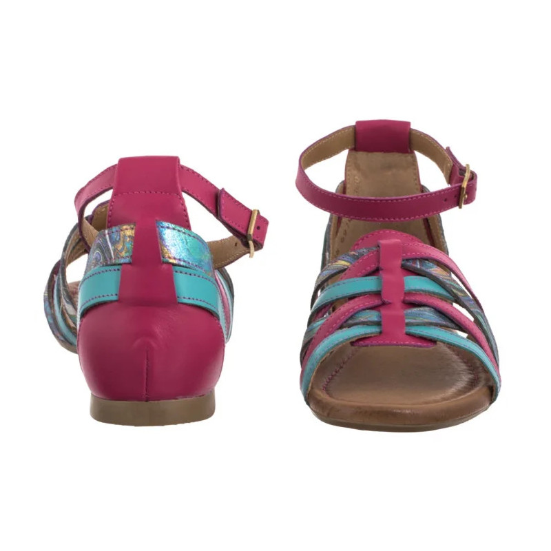 Maciejka Różowe/Niebieskie 06974-39/00-1 (MA1401-a) sandals