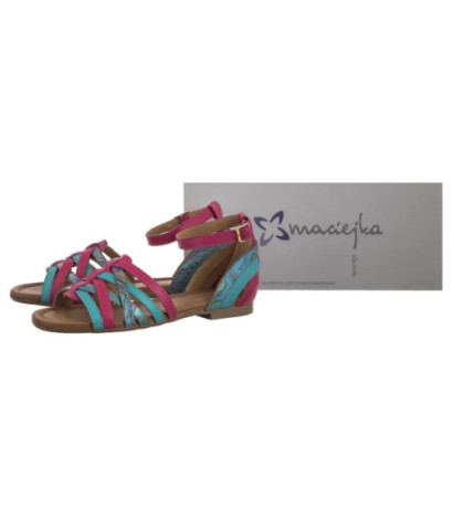 Maciejka Różowe/Niebieskie 06974-39/00-1 (MA1401-a) sandals