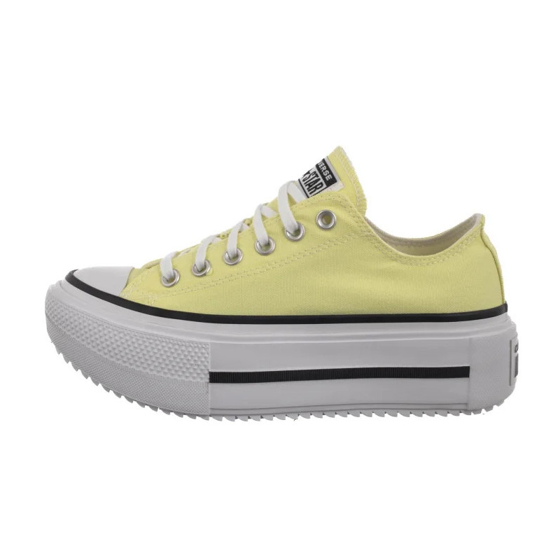 Converse CTAS Lift Double Stack Ox Lemon Slushy/White/Black A16283C (CO784-a) shoes