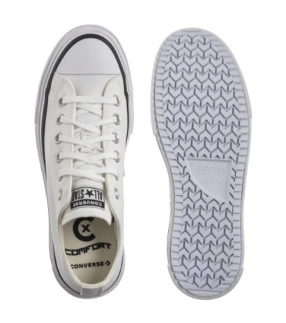 Converse CTAS Lift Double Stack Ox White/Black/White A15491C (CO784-b) shoes