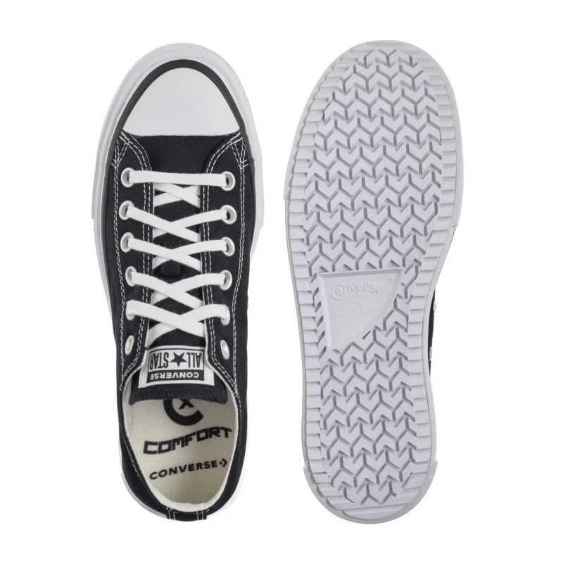 Converse CTAS Lift Double Stack Ox Black/White/Black A15490C (CO784-c) shoes